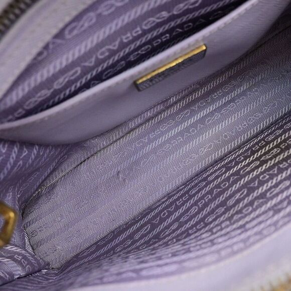 Prada Saffiano Purple Leather Handbag (Pre-Owned) - Picture 8 of 16